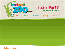 Tablet Screenshot of instantzoo.com